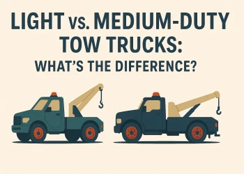 Light vs. Medium-Duty Tow Trucks: What’s the Difference?